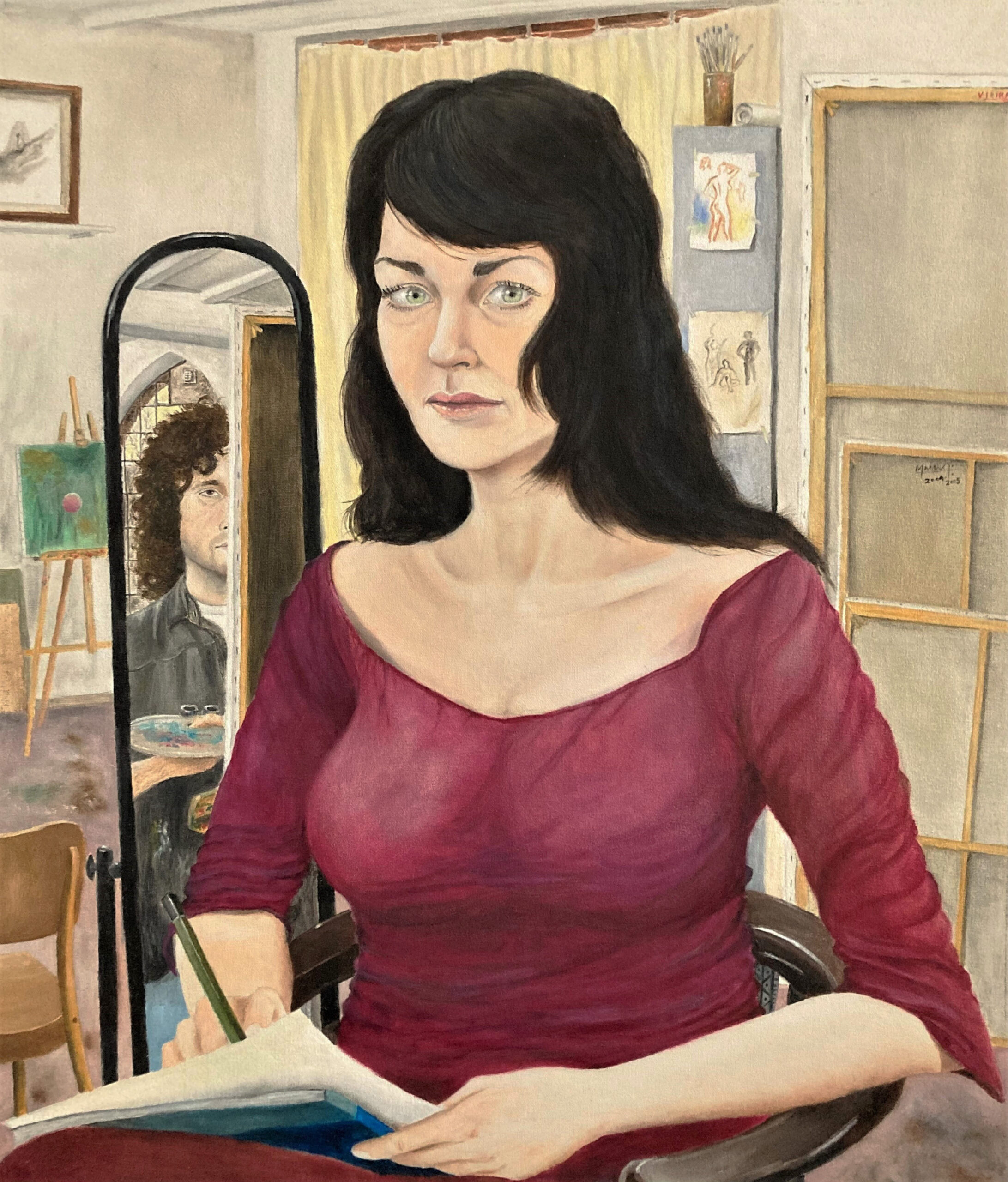 Die Zeichnerin und der Maler